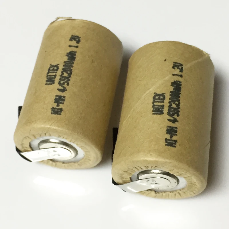 10 12 16 шт Sub C 4/5SC 1 2 V перезаряжаемая батарея 2000mah 4/5 SC Ni MH nimh никель металлогидридный
