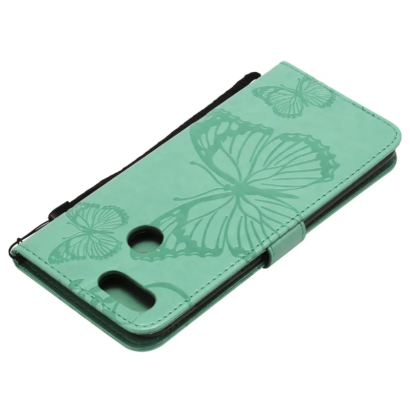 Wallet Case Cover For Huawei 7X Leather Flip 3D Butterfly Case For Huawei honor 7X Case For Huawei Honor 7X Mobile Phone Case  (22)