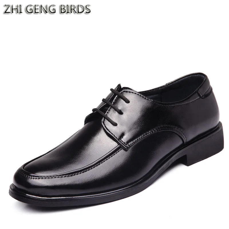 ZHI GENG BIRDS New 2017 Men's Shoes Lace Up Oxfords Leather Business ...