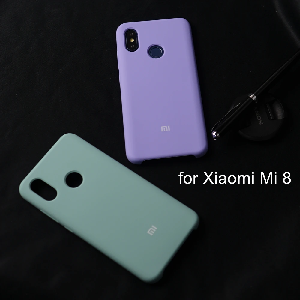 Чехол xiaomi mi 8, жидкий силиконовый защитный чехол, 6 ГБ/8 ГБ ОЗУ, Версия Телефона, оболочка для xiaomi mi 8 Pro funda mi 8 explorer edition