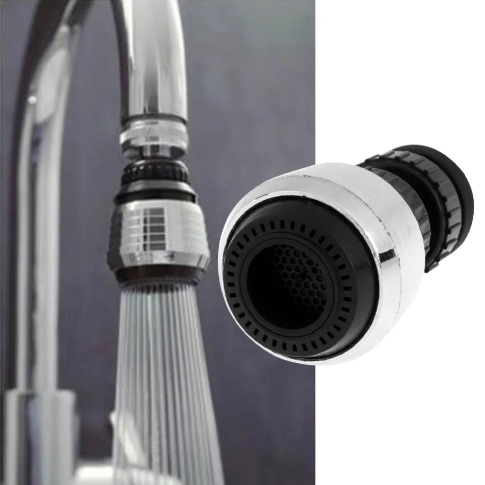 360 Rotary Aerator Water Bubbler Swivel Head Kitchen Filter Faucet Nozzle Faucet Shower Head Tap