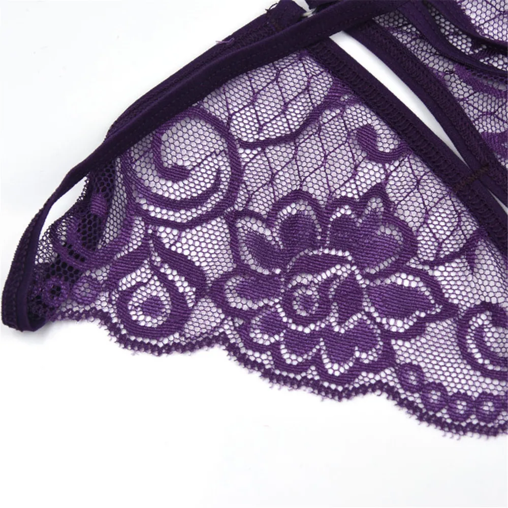 Erotic-Lingerie-Sexy-Costumes-Lace-Siamese-Perspective-Three-Point-Underwear-G-string-Sexy-Bra-With-Crothless (3)