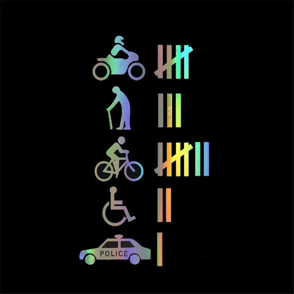 26.715CM Collisions Happen Several Car Stickers Decals Jokes Mischief Transport Vehicles Stickers BlackSilverLaser For Ford (3)