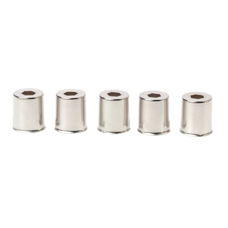 

5Pcs/Set Steel Cap Microwave Oven Replacement Round Hole Magnetron Silver Tone 14.5mm Diameter