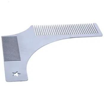 

Beard Shaping Comb Stainless Steel Beard Shaping Tool Beard Modeling Template Carding Tool Beard Comb