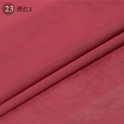 Шелковая тафтовая ткань, одноцветная Высококачественная шелковая ткань, можно сделать кашемировый подкладочный светильник, цветная шелковая ткань - Цвет: 23