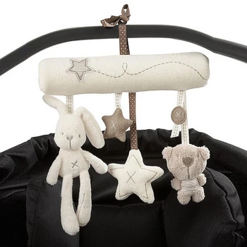 

WOTT Best Sale Bunny Rabbit or Dog Soft Toy Baby Nursery Cot Musical Lullaby Mobile