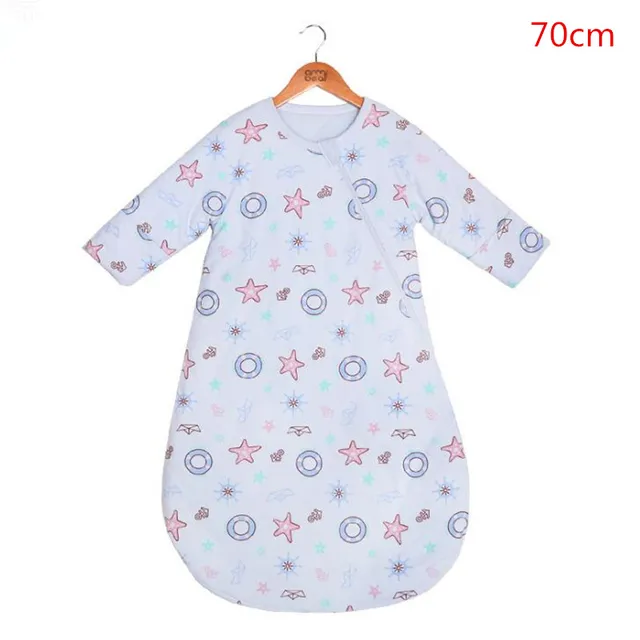 cotton sleep sack with sleeves