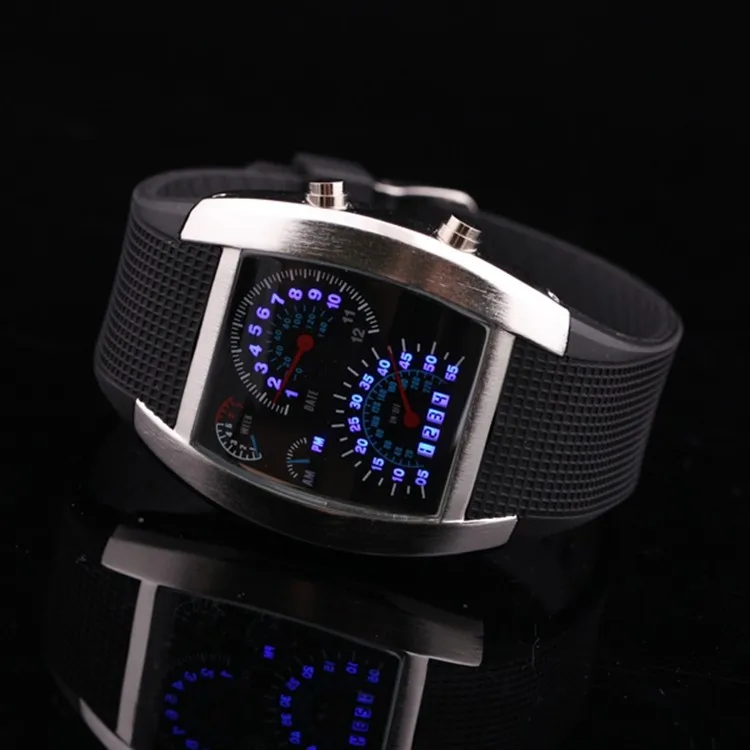 Erkek Kol Saati модные мужские часы уникальный светодиодный цифровые часы мужские наручные часы электронные спортивные часы relogio masculino