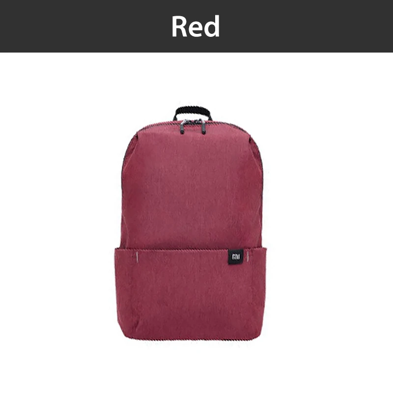 Xiaomi Solid 10L Досуг Спорт Грудь пакет сумка-рюкзак-красочные унисекс для мужчин женщин путешествия Кемпинг Сумка-s Рюкзак-s - Цвет: Красный
