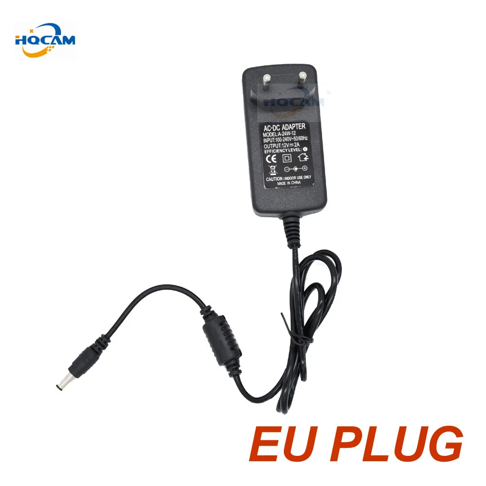 Power Adapter HQCAM Qualified AC 110-240V To DC 12V 2A Power Supply Adapter For CCTV EU/US/UK/AU Plug