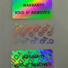 Новая гарантия пустота если удалены одноразовые Блестки для ногтей анти-подделка наклейка на упаковку тег устаренные лазерные наклейки