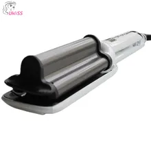 Волшебная керамическая плойка для волос, 3 Бочки, ЖК-дисплей, бигуди для волос, бигуди для волос, керамический Вэйвер, щипцы для завивки, волнистые щипцы для завивки, палочка