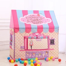 Портативная детская палатка, игрушки из мультфильма, типи, сухой бассейн, складная палатка для детей, вигвам, мяч, бассейн, принцесса, детский домик, Игровая палатка