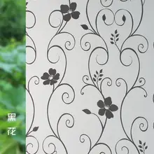 Самоклеящиеся матового стекла пленка затенение непрозрачные Ванная комната Спальня раздвижные двери офиса стекла наклейки