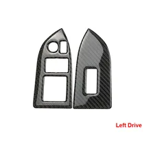 Автомобильный карбоновый дверной оконный переключатель Крышка отделка Подходит для Toyota 86 Subar BRZ 2013