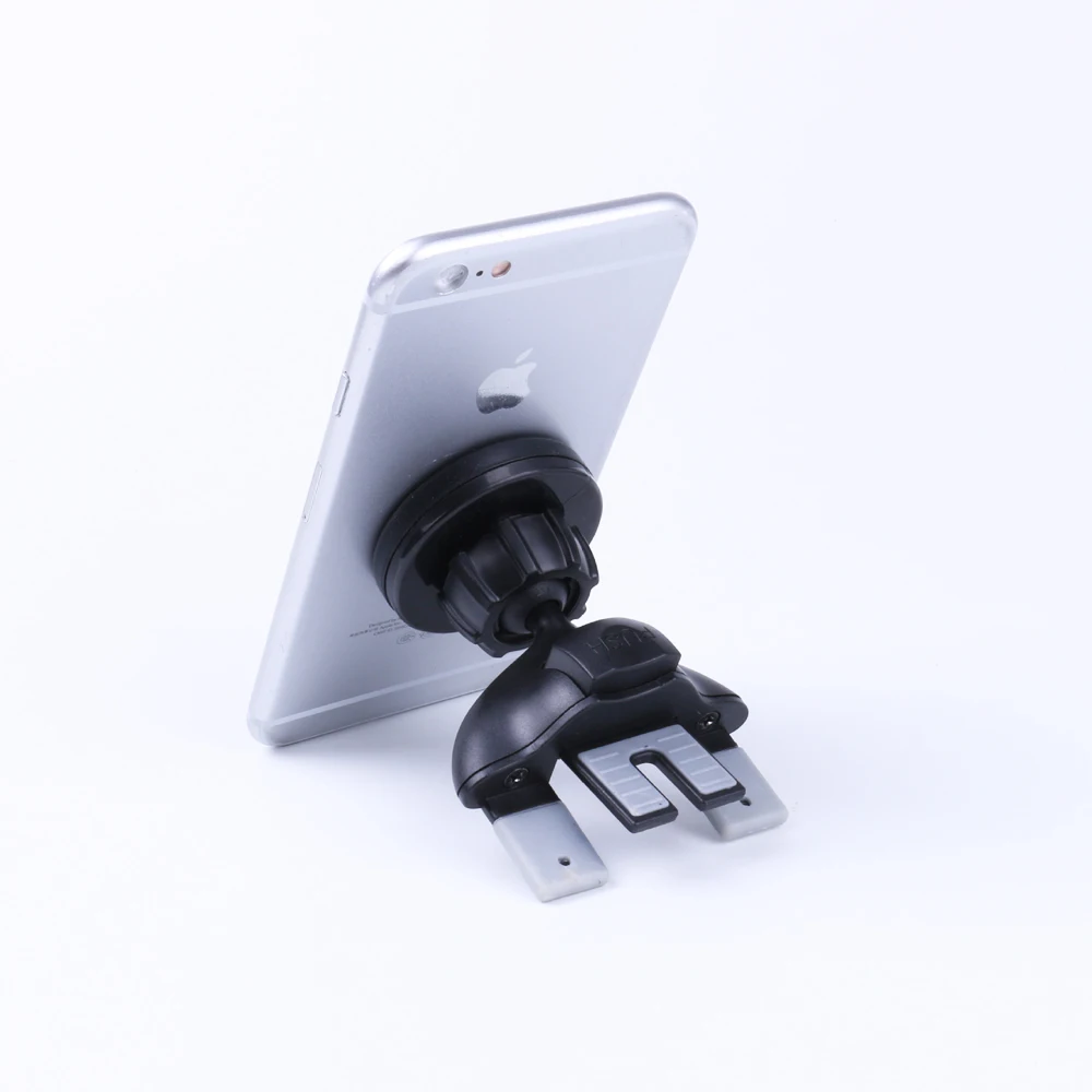 360 градусов вращающийся Универсальный магнитный держатель телефона автомобиль CD слот Air Vent Стенд кронштейн для iPhone 7 для samsung GPS