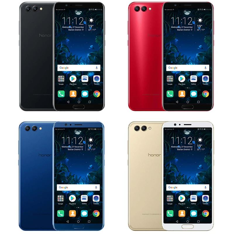 HONOR View 10, Honor V10, 6 ГБ, 64/128 ГБ, смартфон, 5,99 дюймов, Kirin 970, четыре ядра, Android 8,0, NFC, отпечаток пальца, 3750 мАч