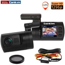 Conkim мини 0806 S Видеорегистраторы для автомобилей Камера Ambarella A7 1296 P 1080P HD dvr автомобиля черный ящик GPS Logger детектор движения Авто Видео Регистратор