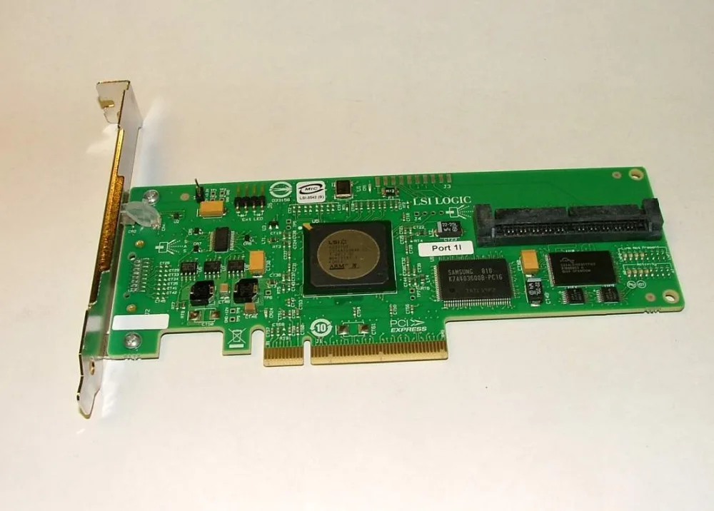 RaidStorage Avago LSI SAS 3042E 447431-001 447101-002 4 порта HBA jino MiniSAS SFF8484 3 ГБ PCI-E X8 карта контроллера |