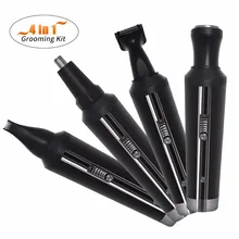 Sweettouch 4 In1 электрический триммер для носа для Для мужчин Батарея питание уха носа борода бакенбарды бровей Триммер Бритвы волосы