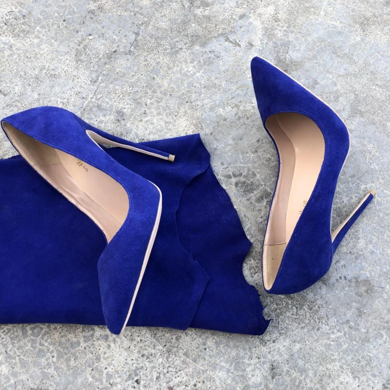 Profonde Pompes L'europe Dame En Femmes Cuir on Peu Pointu 2018 Slip Talons Simples Chaussures Femme Bout Parti À Hauts Flock Printemps vqd40Ww8