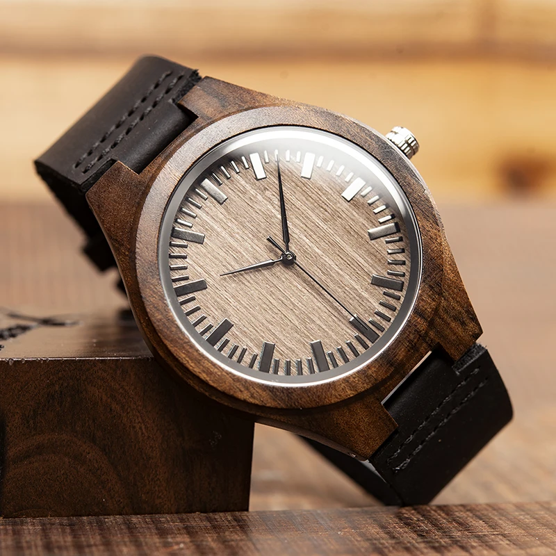 Персонализированные пользовательские деревянные часы выгравировать свой собственный логотип/текст Мужские кварцевые наручные часы для женщин отличный подарок