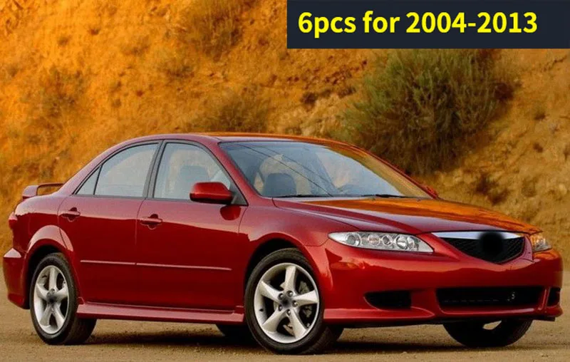 Для mazda 6 ATENZA 2004-2013- оконная отделка средняя Колонка B Колонка черное зеркало