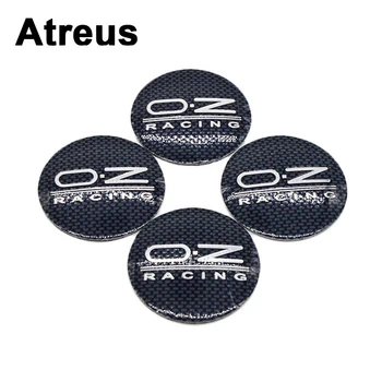 

Atreus 56MM Car Styling Tire Wheel center Rim Hub Covers Stickers For OZ Nissan qashqai Citroen c4 c5 c3 Chevrolet cruze Peugeot