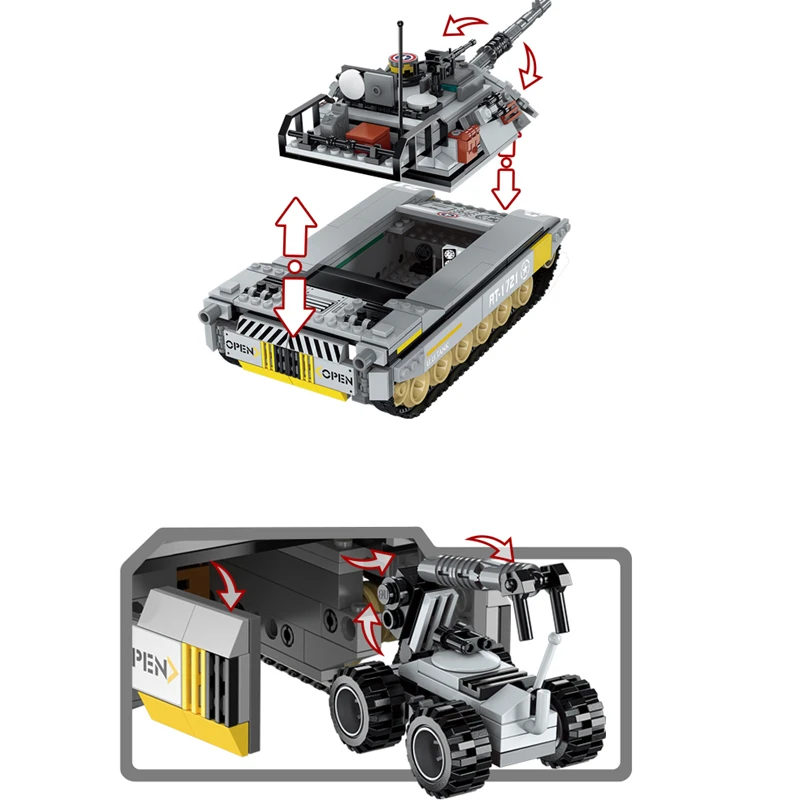 ENLIGHTEN Military Overlord Tank Dispatch WW2 Special Forces PUBG Figures Building Blocks Sets Kids Toys Compatible Legoings ENLIGHTEN Military Overlord Tank Dispatch WW2 Special Forces PUBG Figures Building Blocks Sets Kids Toys Compatible Legoings