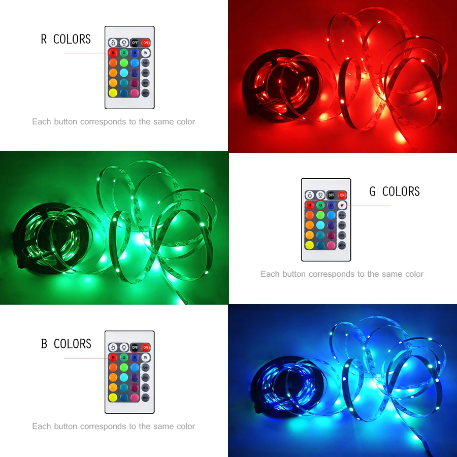 Светодиодная лента 2835 RGB водонепроницаемая светодиодная 5 м 10 15 20 SMD домашняя Fiexble