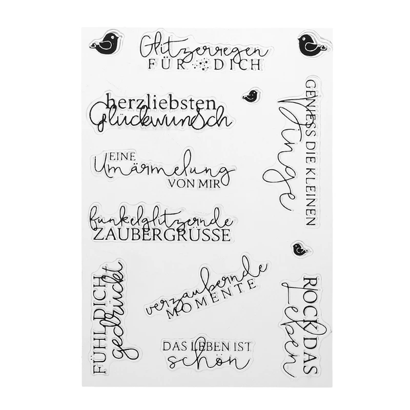 

Alphabet DIY Silicone Clear Stamp Cling Seal Scrapbook Embossing Album Decor New