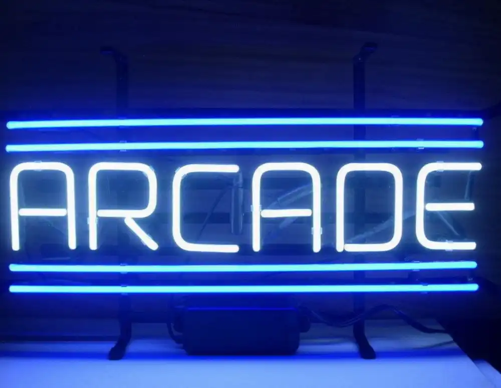 Neon Sign For Arcade Custom Neon Bulbs Sign Handcraft Real