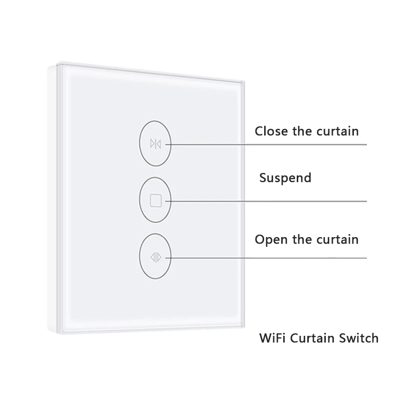 Wi-Fi занавес переключатель ЕС стеклянная панель умный мобильный контроль работы с Amazon Alexa Google home для умного дома