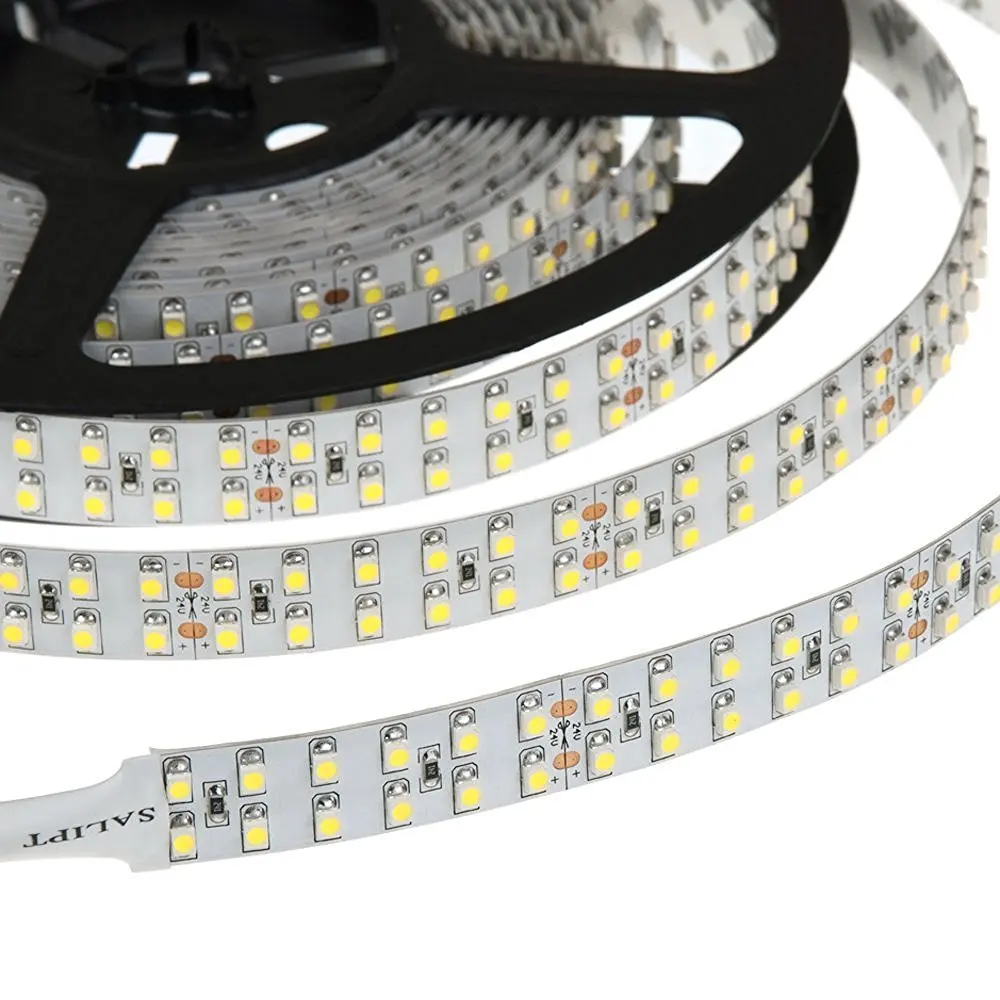 

Necen led strip lights 1200leds 2835 SMD Non waterproof 5m DC 12V white/warm white 16.4ft