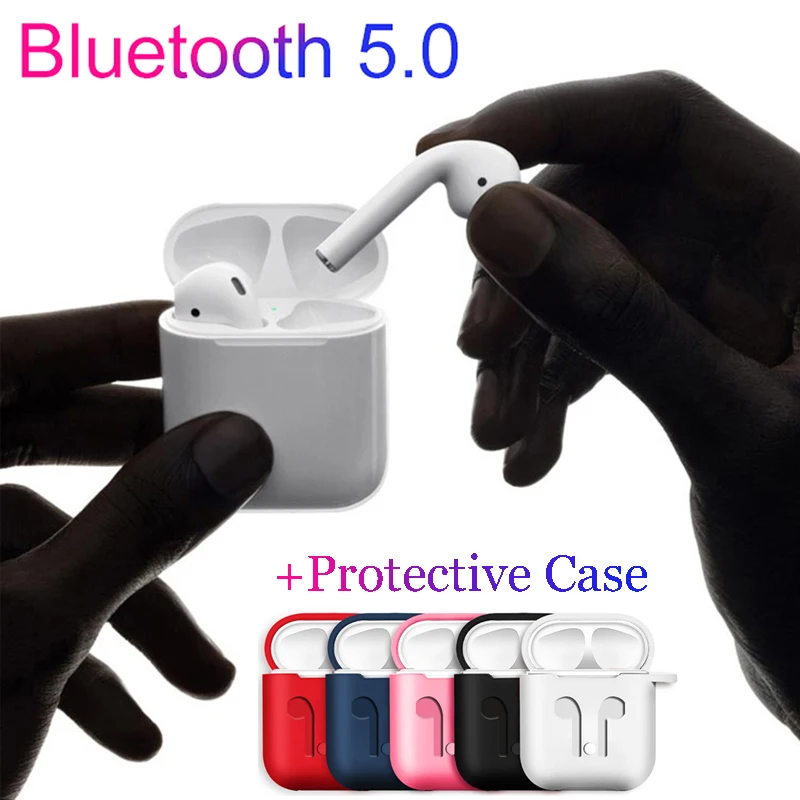 

i12 TWS Bluetooth 5.0 Wireless Earphone headphone Upgrade 3D Stereo headset Case For iPhone sony Android Sport Charging Earbuds
