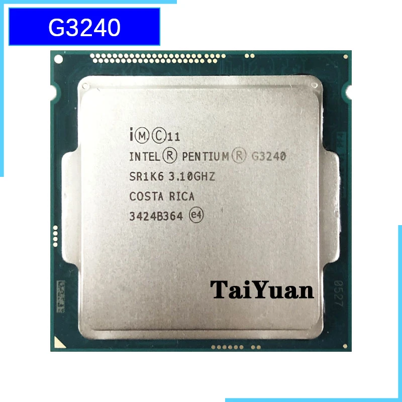 latest processor in laptop Intel Pentium G3240 3.1 GHz Dual-Core CPU Processor 3M 53W LGA 1150 processors