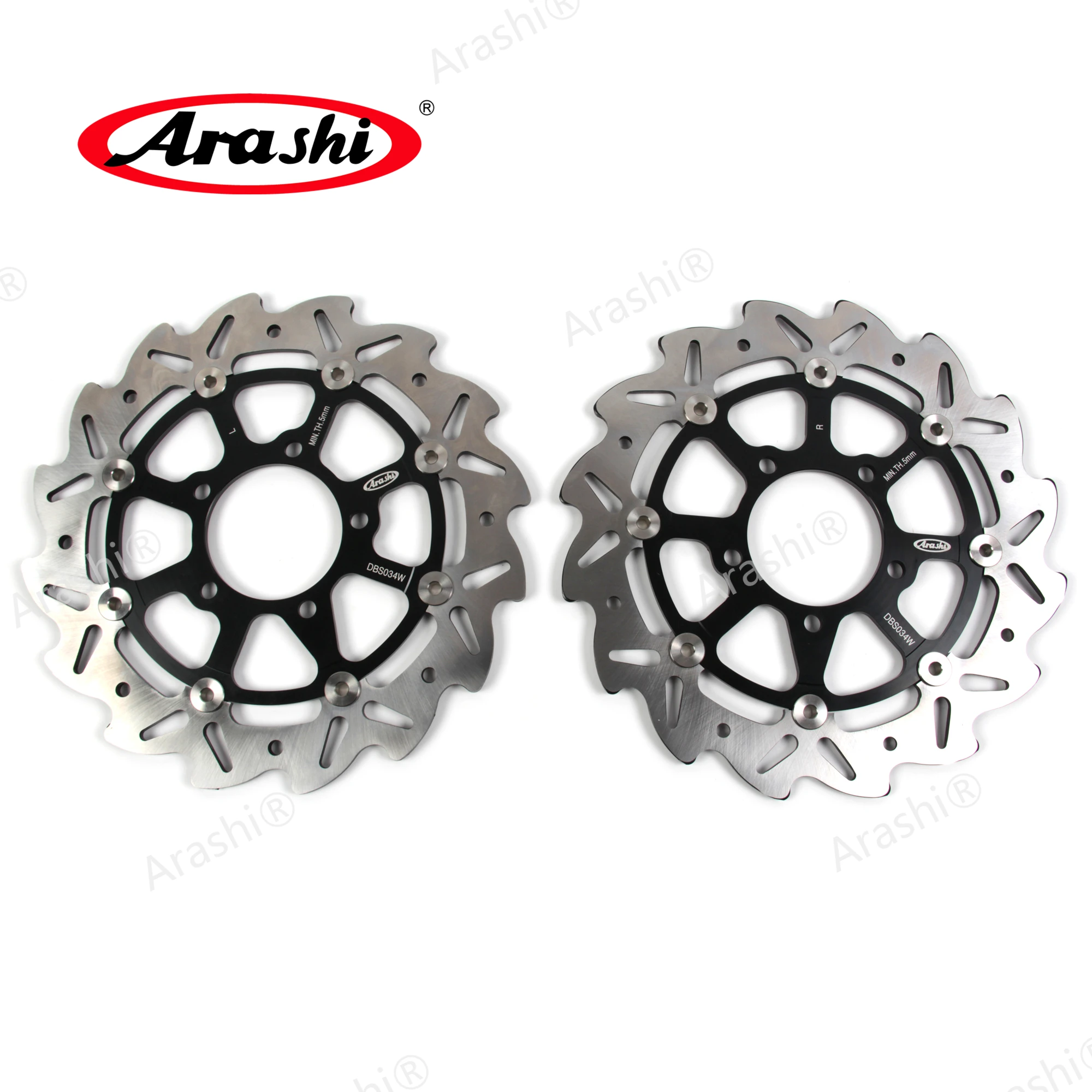 ARASHI передний тормозной диск для KAWASAKI ER6N/ER6F 650 06 07 08 09 10 2011 2012 2013 ER 6N ER-6N ЧПУ тормозные диски роторы