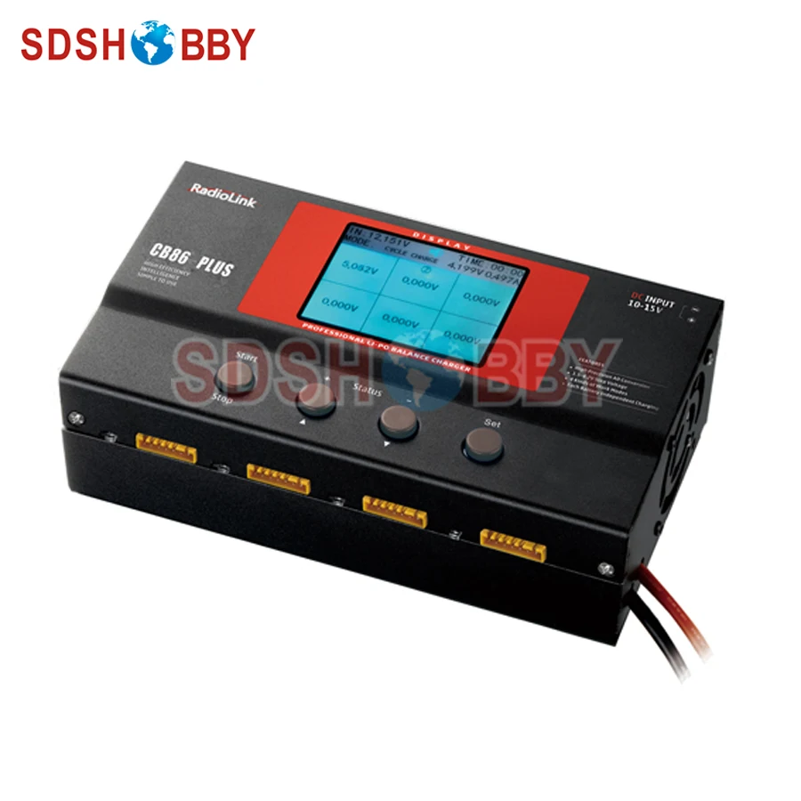 RadioLink Balance Charger Upgraded CB86 Plus for 8pcs 2-6S Lipo Battery at one time Professional for RC Lipo Battery RC Model