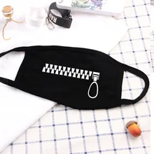 Милая маска для рта, кавайная мультяшная хлопковая Муфельная маска для рта на половину лица, популярные звезды, смайлики, маска, защита от пыли, ветрозащитные маски, сохраняющие тепло