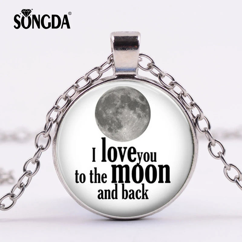 SONGDA I Love You To The Moon And Back ожерелье самые романтичные стихи высококачественные