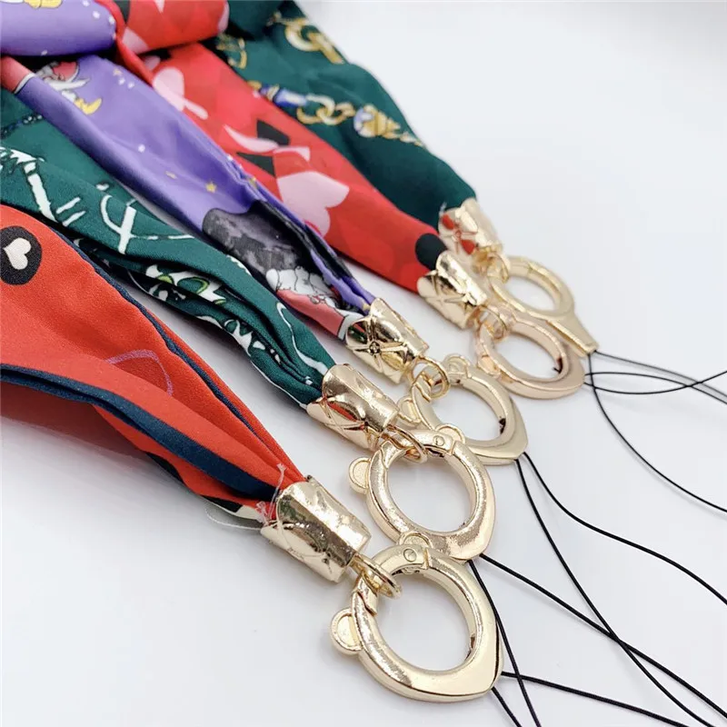 

Stylish And Simple Silky Soft Straps Neck Strap For Mobile Phone Case Straps Keys ID Card Gym USB Badge Holder DIY Hang Rope