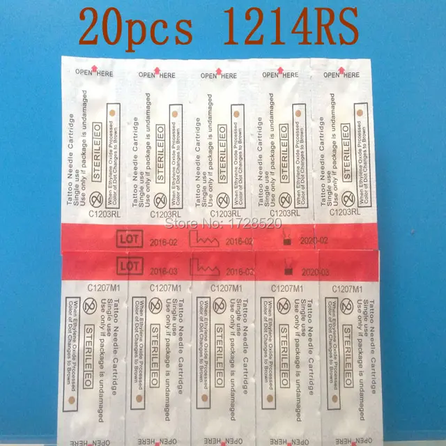 T-Tech Needles Cartridges 20Pcs 1214RS Round Shader Hawk&T-TECH BRAND Tattoo Needles Cartridges FREE SHIPPING T-Tech Needles Cartridges 20Pcs 1214RS Round Shader Hawk&T-TECH BRAND Tattoo Needles Cartridges FREE SHIPPING