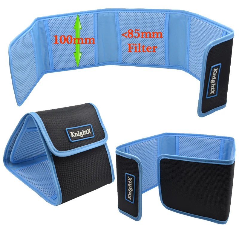 KnightX фильтр для камеры кошелек адаптер для объектива кольцо сумка для хранения Чехол держатель 3 4 6 карманов для Cokin UV CPL FLD ND цвет ND 82 мм