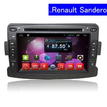 1024*600 HD Android Car Stereo for Renault Sandero GPS Navigation Bluetooth TV 3G WIFI Radio 1 Din Touch Screen Car DVD Player