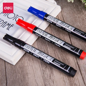

Deli 1pcs 3 Colors Waterproof Car Tyre Tire Tread CD Metal Permanent Paint Marker Graffti Oily Marker Macador Caneta Stationery