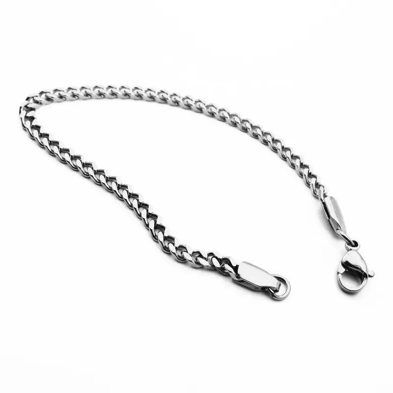 

3mm Stainless Steel Rolo Chain Bracelet For men And Women