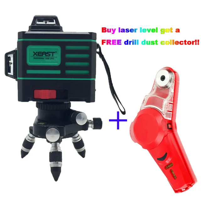 

Green beam Wall levels 360 degree Vertical and Horizontal Self-leveling Rotary Laser Level touch control