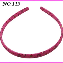 Мода 100 шт. тканевые повязки для волос Популярные лента-повязка на голову разноцветные