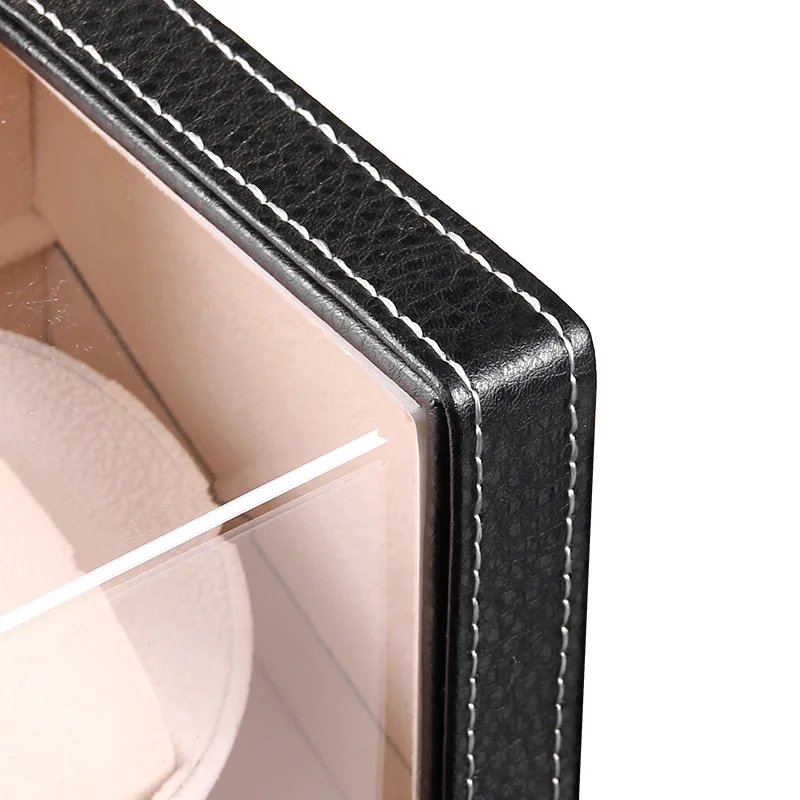 الراقية ووتش مربع البسيطة واحدة رئيس واحد مجموعة الجدول هزة سلسلة أوتوماتيكية ووتش مربع بو الجلود يهز الجدول